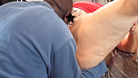 Big boob mature milf cums on her stepson's big cock