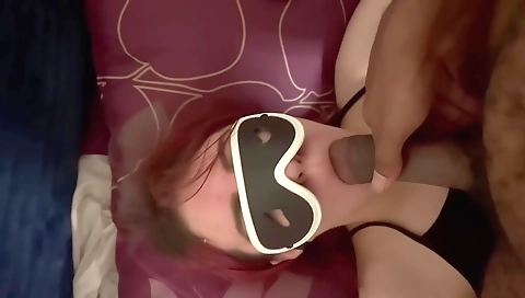 Stepsis with a deepthroat and small tits gets it on