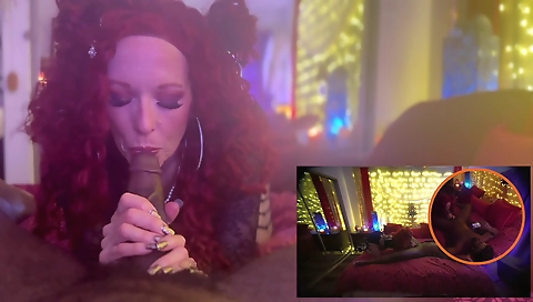 Mature redhead with hairy pussy is creampied in this vid