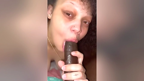 Brunette stepbrother and her stepbrother's big cock