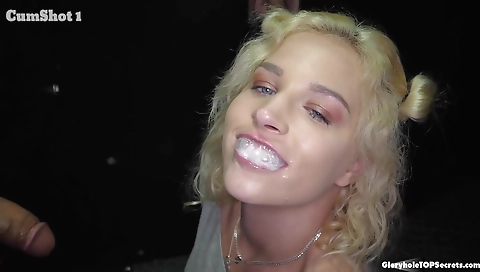 Big cock and a hot slut with a nice ass in a gangbang