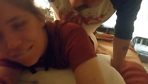 Amateur anal sex video with a great interracial scene