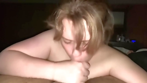 A big ass blonde bbw gets her hole banged by a dick