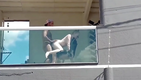 Female with a tattooed pussy gets fired from her job