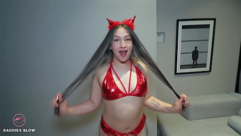 Beautiful tattooed slut gets fucked hard on camera