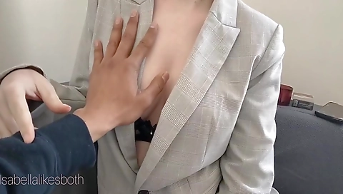 Stepmom wants me to have sex with her on the couch