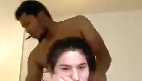 Busty brunette babe 18+ shows her sexy body on webcam