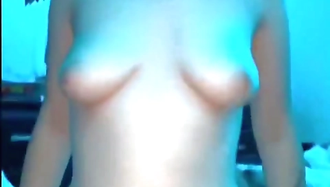 Blonde girl loves black cocks and cum on her face on big screen