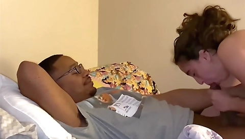 Slutty brunette amateur with small tits gets banged