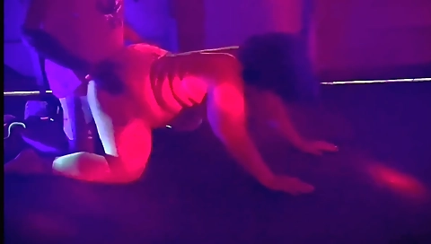 Busty brunette gets her pussy fucked in a interracial sex video